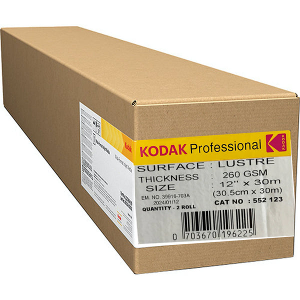 Kodak Carta per Plotter 30,5X30mt 260gr Lustre (1 Roll) Kodak Carta per Plotter 30,5X30mt 260gr Lustre (1 Roll)